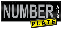 Number Plate Advertising Logo